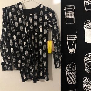 Coffee love pj set #kidspajamas #frappe
